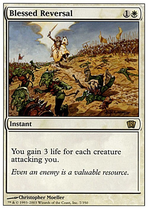 Blessed Reversal ~ Eighth Edition [ Excellent ] [ Magic MTG ]