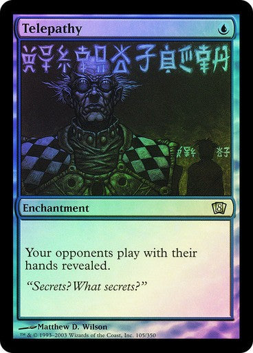 FOIL Telepathy ~ Eighth Edition [ NearMint ] [ Magic MTG ]