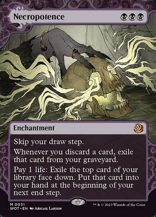 Necropotence ~ Wilds of Eldraine: Enchanting Tales [ NM ] [ Magic MTG ] - London Magic Traders Ltd