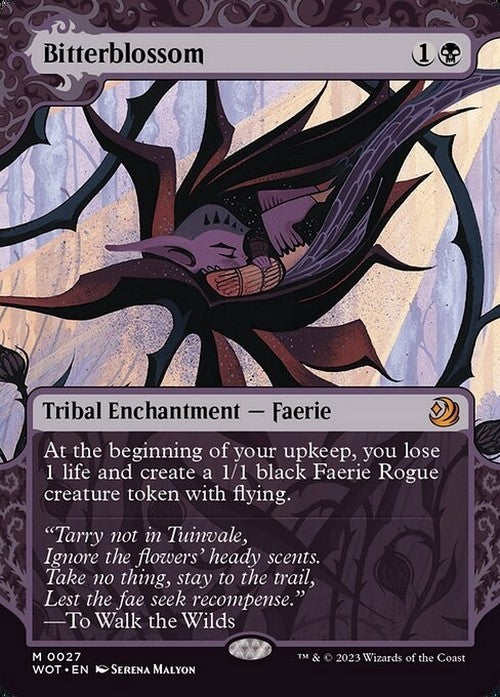Bitterblossom ~ Wilds of Eldraine: Enchanting Tales [ NM ] [ Magic MTG ]