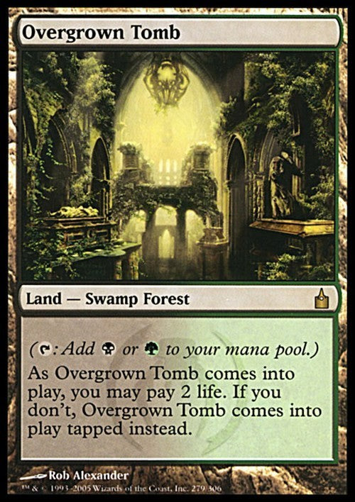 Overgrown Tomb ~ Ravnica: City of Guilds [ Excellent ] [ Magic MTG ]