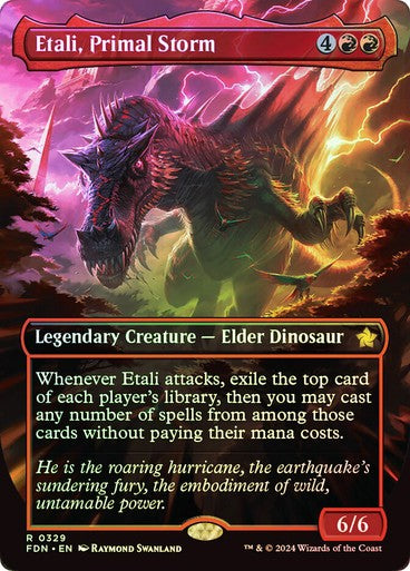 FOIL ALTERNATE Etali, Primal Storm ~ Foundations [ NearMint ] [ Magic MTG ]