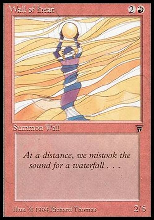 Wall of Heat ~ Legends [ Excellent ] [ Magic MTG ]