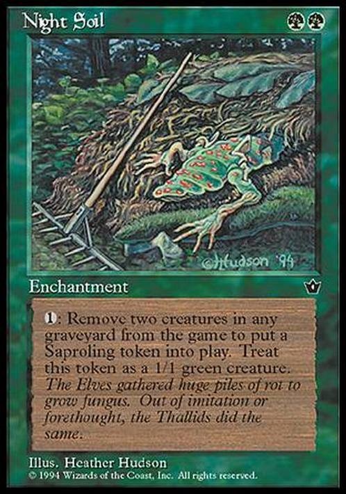 Night Soil (Version 2) ~ Fallen Empires [ Excellent ] [ Magic MTG ]