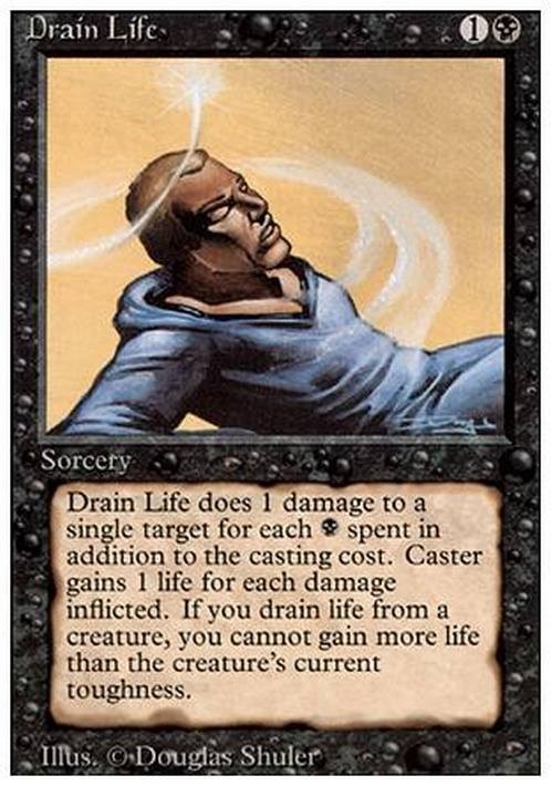 Drain Life ~ Revised [ Excellent ] [ Magic MTG ]