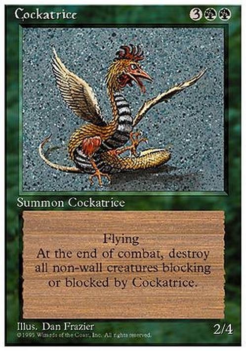 Cockatrice ~ Fourth Edition [ Excellent ] [ Magic MTG ]