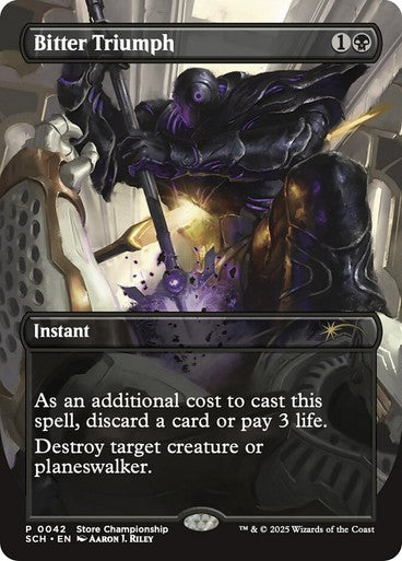 Bitter Triumph ~ Store Championship Promos [ NearMint ] [ Magic MTG ]