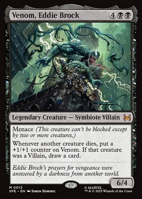 Venom, Eddie Brock ~ Spider-Man [ NM ] [ Magic MTG ]