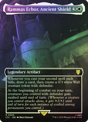 FOIL Rammas Echor, Ancient Shield ~ Commander: The Lord of the Rings [ NM ]