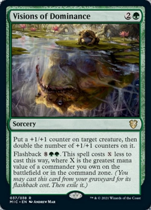Visions of Dominance ~ Commander: Midnight Hunt [ NearMint ] [ Magic MTG ]