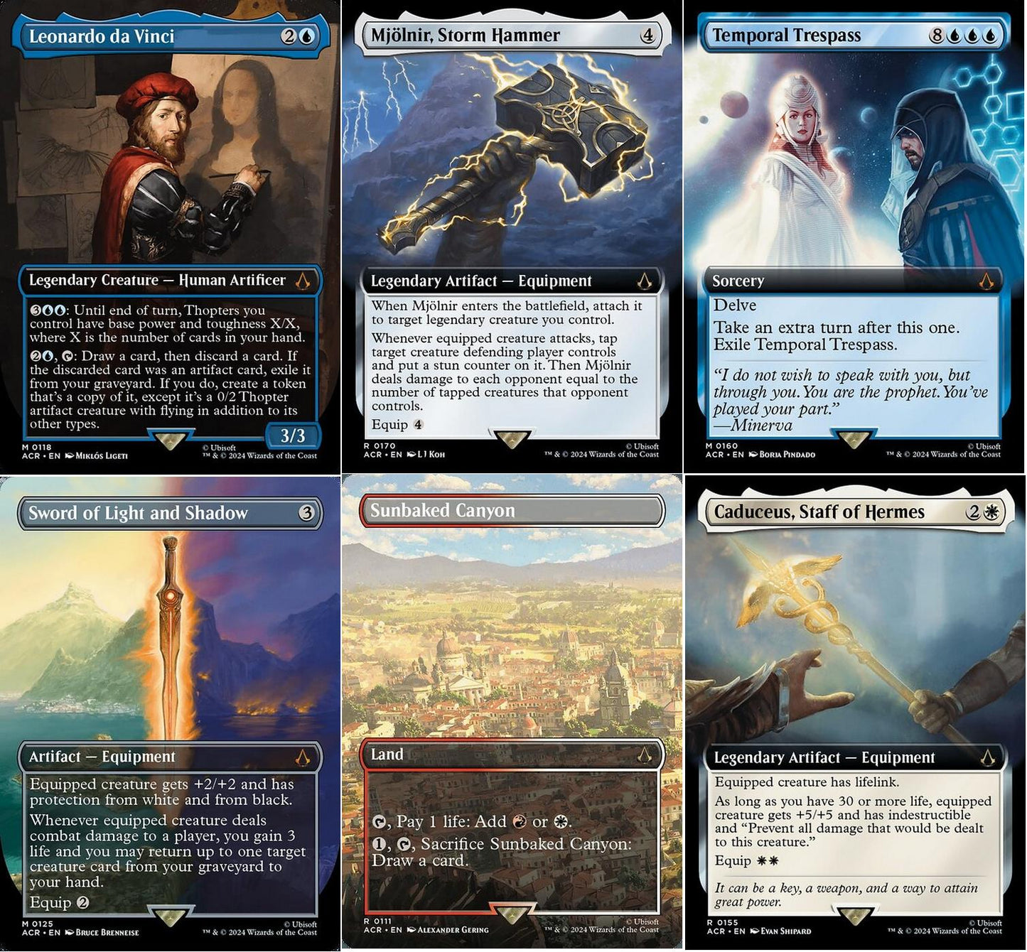 Choose your BORDERLESS / Extended ~ Assassin's Creed [ NearMint ] [ Magic MTG ]
