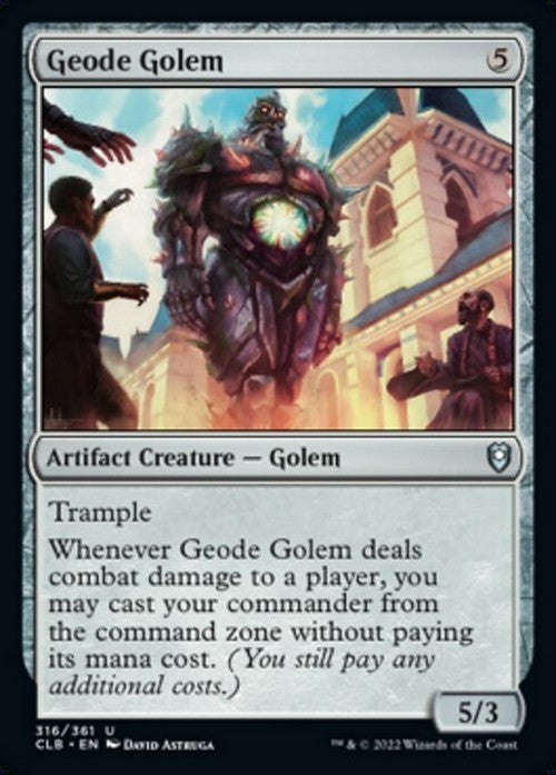 Geode Golem ~ Commander Legends 2 [ NM ] [ Magic MTG ]
