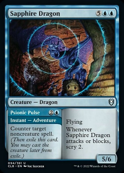 Sapphire Dragon ~ Commander Legends 2 [ NM ] [ Magic MTG ]