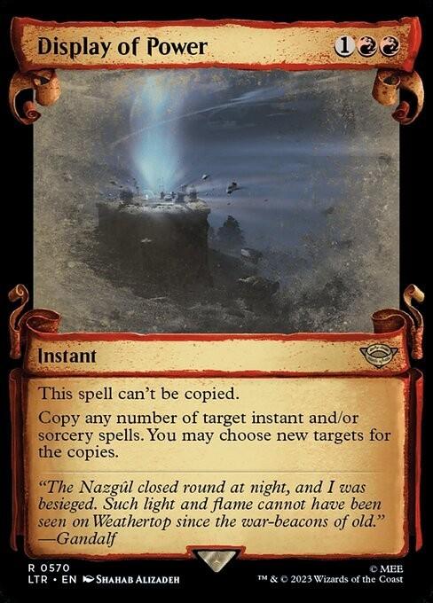 Choose your SCROLL Showcase ~ The Lord of the Rings [ NearMint ] [ Magic MTG ]