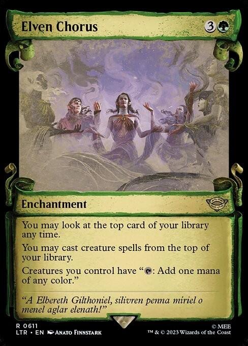 Choose your SCROLL Showcase ~ The Lord of the Rings [ NearMint ] [ Magic MTG ]