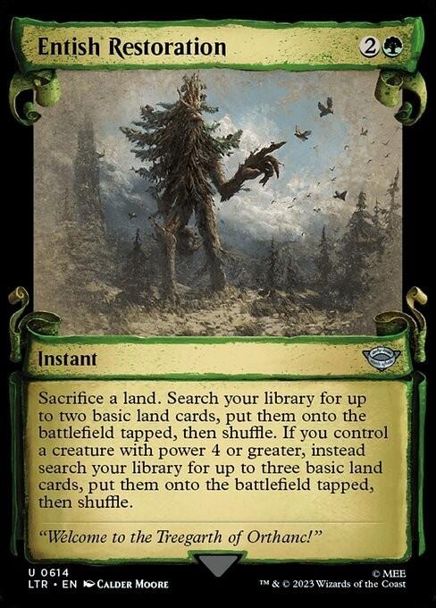 Choose your SCROLL Showcase ~ The Lord of the Rings [ NearMint ] [ Magic MTG ]