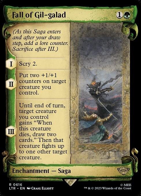 Choose your SCROLL Showcase ~ The Lord of the Rings [ NearMint ] [ Magic MTG ]