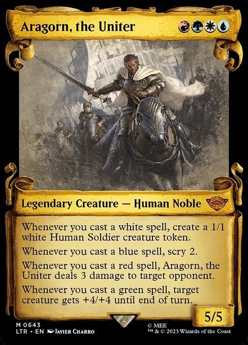 Choose your SCROLL Showcase ~ The Lord of the Rings [ NearMint ] [ Magic MTG ]