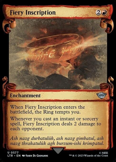 Choose your SCROLL Showcase ~ The Lord of the Rings [ NearMint ] [ Magic MTG ]