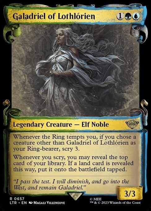 Choose your SCROLL Showcase ~ The Lord of the Rings [ NearMint ] [ Magic MTG ]