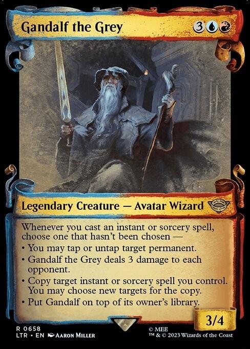 Choose your SCROLL Showcase ~ The Lord of the Rings [ NearMint ] [ Magic MTG ]