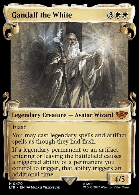 Choose your SCROLL Showcase ~ The Lord of the Rings [ NearMint ] [ Magic MTG ]