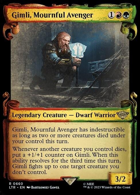 Choose your SCROLL Showcase ~ The Lord of the Rings [ NearMint ] [ Magic MTG ]