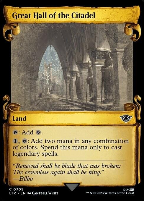 Choose your SCROLL Showcase ~ The Lord of the Rings [ NearMint ] [ Magic MTG ]