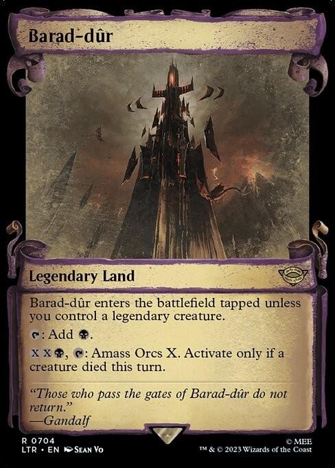 Choose your SCROLL Showcase ~ The Lord of the Rings [ NearMint ] [ Magic MTG ]