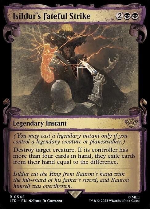 Choose your SCROLL Showcase ~ The Lord of the Rings [ NearMint ] [ Magic MTG ]