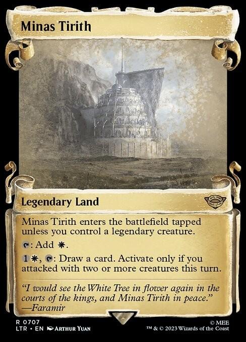 Choose your SCROLL Showcase ~ The Lord of the Rings [ NearMint ] [ Magic MTG ]