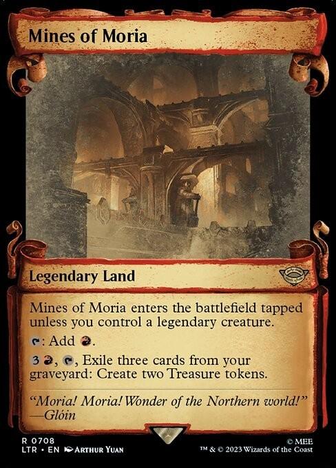 Choose your SCROLL Showcase ~ The Lord of the Rings [ NearMint ] [ Magic MTG ]
