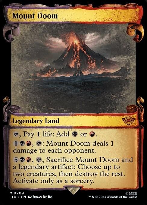 Choose your SCROLL Showcase ~ The Lord of the Rings [ NearMint ] [ Magic MTG ]