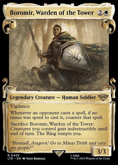 Choose your SCROLL Showcase ~ The Lord of the Rings [ NearMint ] [ Magic MTG ]