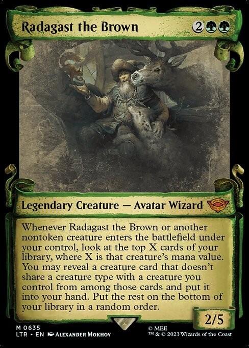 Choose your SCROLL Showcase ~ The Lord of the Rings [ NearMint ] [ Magic MTG ]