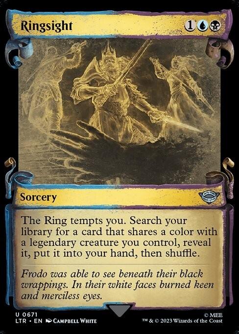 Choose your SCROLL Showcase ~ The Lord of the Rings [ NearMint ] [ Magic MTG ]