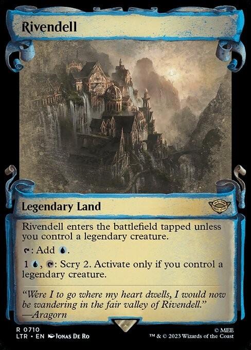 Choose your SCROLL Showcase ~ The Lord of the Rings [ NearMint ] [ Magic MTG ]