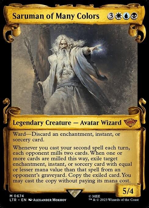 Choose your SCROLL Showcase ~ The Lord of the Rings [ NearMint ] [ Magic MTG ]