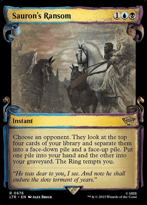 Choose your SCROLL Showcase ~ The Lord of the Rings [ NearMint ] [ Magic MTG ]
