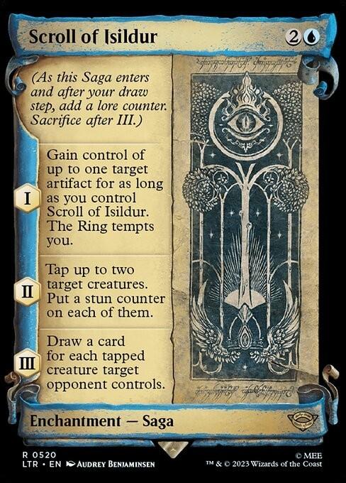 Choose your SCROLL Showcase ~ The Lord of the Rings [ NearMint ] [ Magic MTG ]
