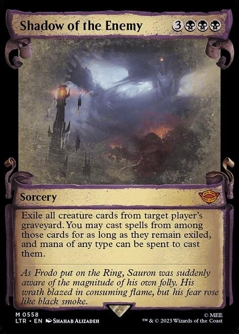 Choose your SCROLL Showcase ~ The Lord of the Rings [ NearMint ] [ Magic MTG ]