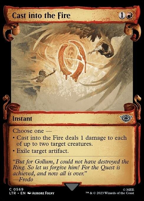 Choose your SCROLL Showcase ~ The Lord of the Rings [ NearMint ] [ Magic MTG ]