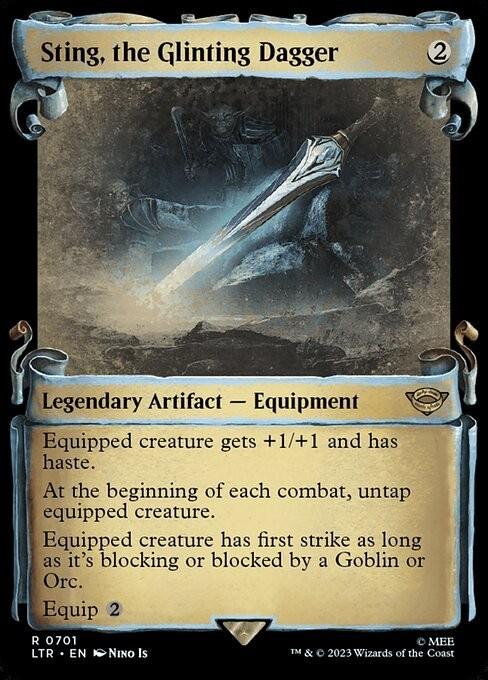 Choose your SCROLL Showcase ~ The Lord of the Rings [ NearMint ] [ Magic MTG ]
