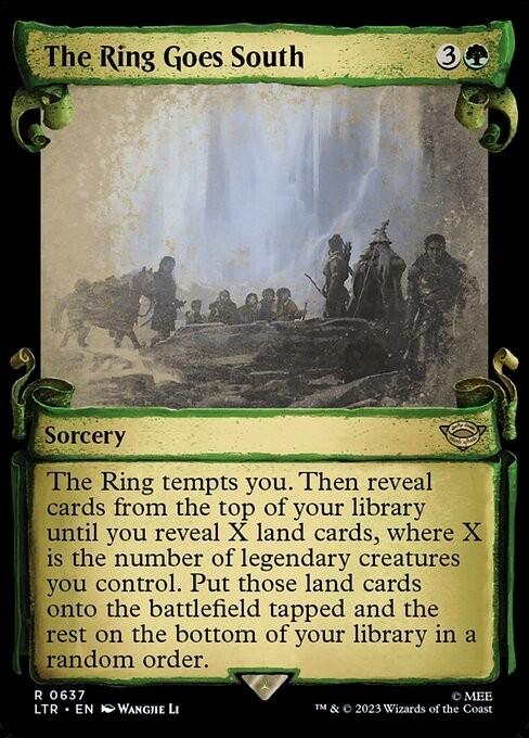 Choose your SCROLL Showcase ~ The Lord of the Rings [ NearMint ] [ Magic MTG ]