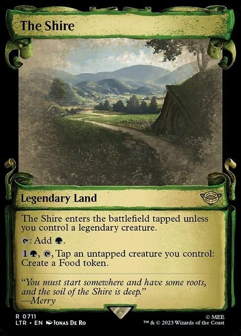 Choose your SCROLL Showcase ~ The Lord of the Rings [ NearMint ] [ Magic MTG ]