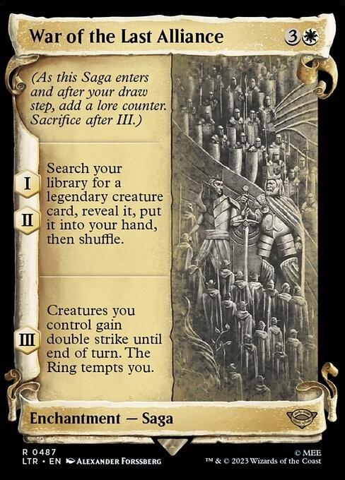 Choose your SCROLL Showcase ~ The Lord of the Rings [ NearMint ] [ Magic MTG ]