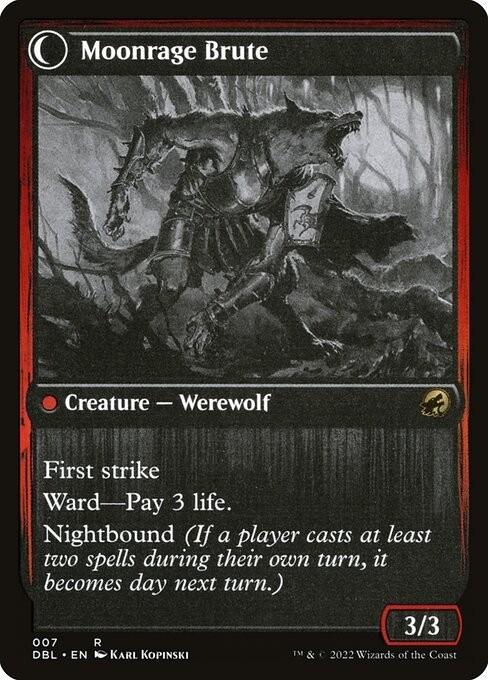Brutal Cathar / Moonrage Brute ~ Double Feature [ NearMint ] [ Magic MTG ]