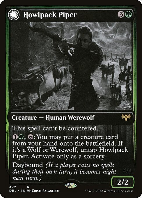 Howlpack Piper / Wildsong Howler ~ Double Feature [ NearMint ] [ Magic MTG ]