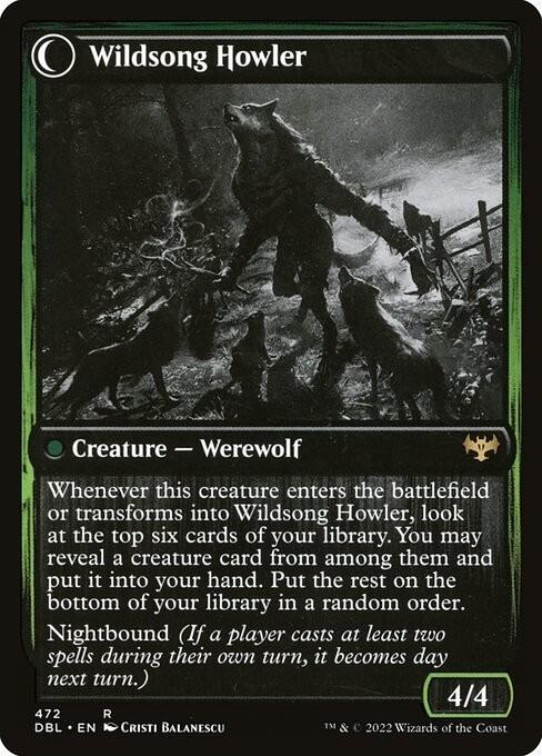 Howlpack Piper / Wildsong Howler ~ Double Feature [ NearMint ] [ Magic MTG ]