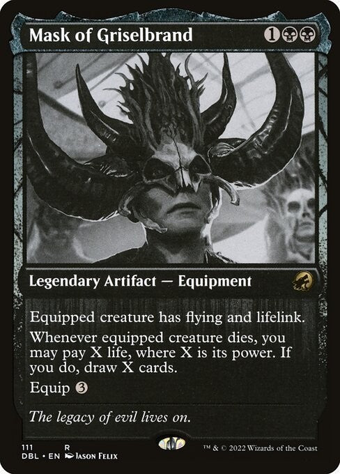 Mask of Griselbrand ~ Double Feature [ NearMint ] [ Magic MTG ]